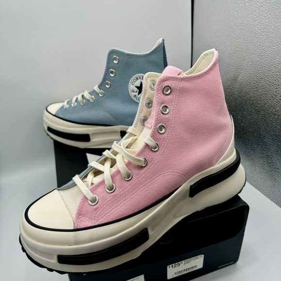 NWT Converse Run Star Legacy CX Hi Ocean Retreat Blue / Sunrise Pink UNISEX - Picture 16 of 16